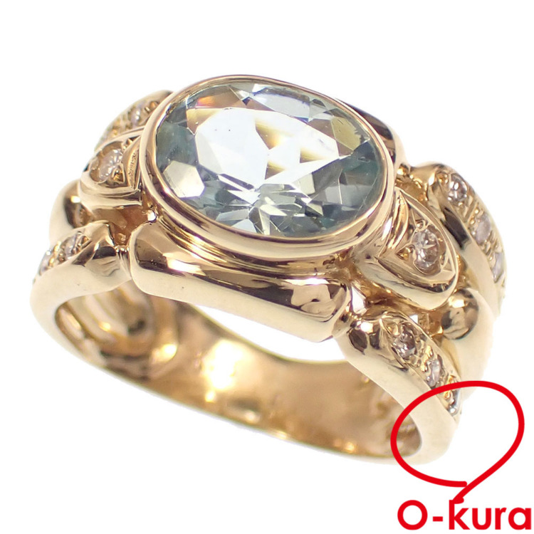 指輪 アクアマリン ダイアモンド ダビデの星 18金ピンクゴールド 3月の誕生石 18金ピンクゴールド 六芒星 リング アクアマリン 天然ダイヤモンド