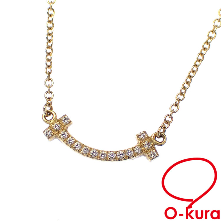 Tスマイルダイヤモンドネックレス　K18 K18 Smile/スマイル ダイヤモンド ネックレス｜山梨県甲府市の