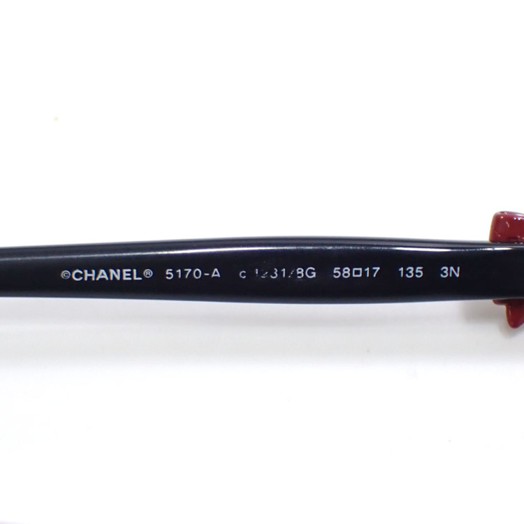 中古】 シャネル サングラス レディース ブラック 黒 プラスチック