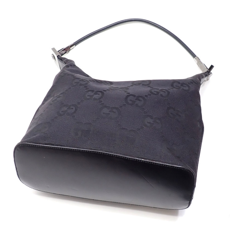 中古】 グッチ ワンショルダーバッグ レディース ブラック 黒 GG