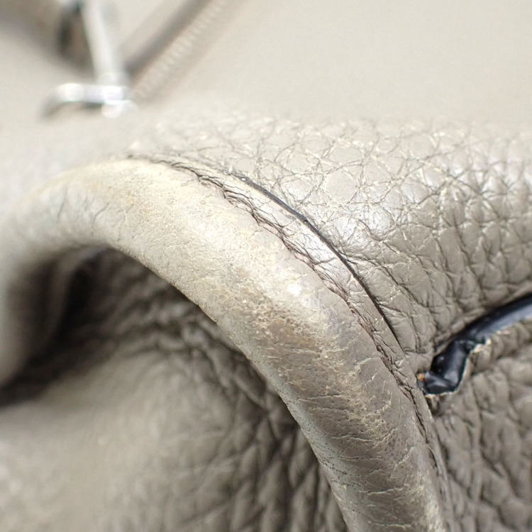 中古 プラダ ハンドバッグ レディース グレー系 レザー 1BB022 ショルダー 2WAY 斜め掛 中古】 プラダ ハンドバッグ レディース グレー系 レザー 1BB022