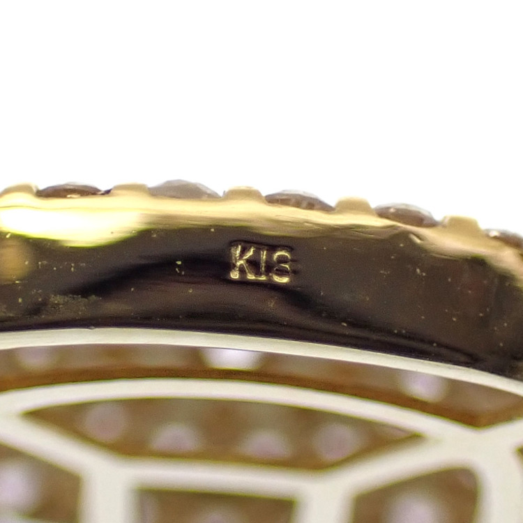 中古】 ダイヤモンド ペンダントトップ レディース K18YG 0.40ct 1.1g