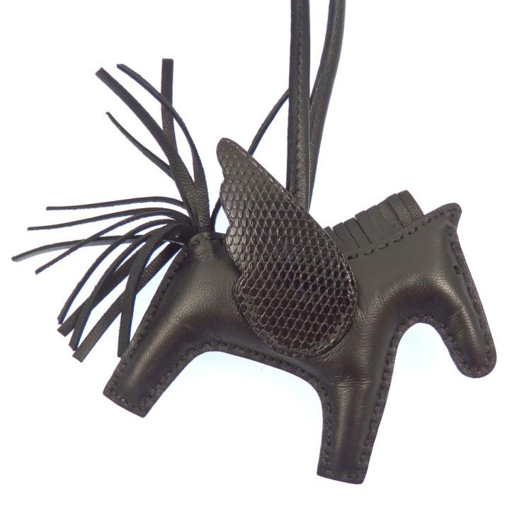 中古】 エルメス ロデオ ペガサス タッチ PM チャーム レディース