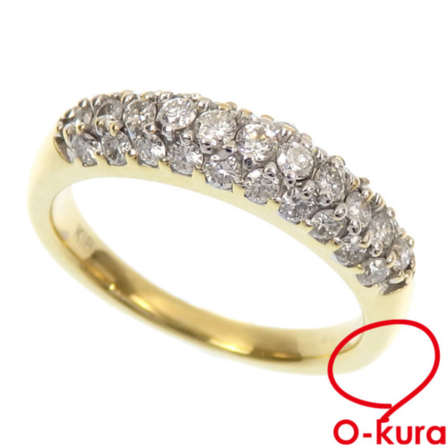 ダイヤモンド/0.50ct リング K18WG 7号 I3559 ダイヤモンド/0.50ct リング K18WG 7号 I3559