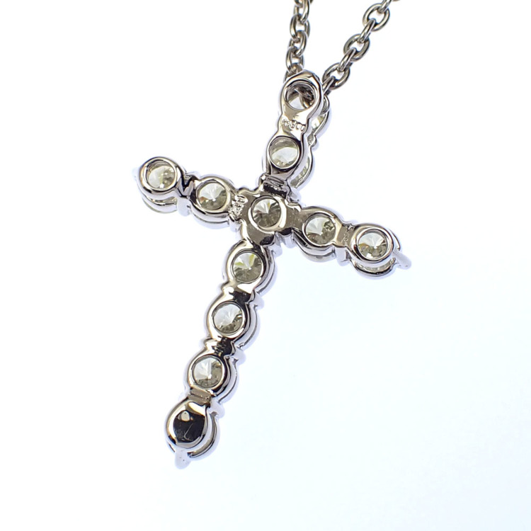 中古】 ダイヤモンド ネックレス レディース Pt900 Pt850 2.00ct 9.8g