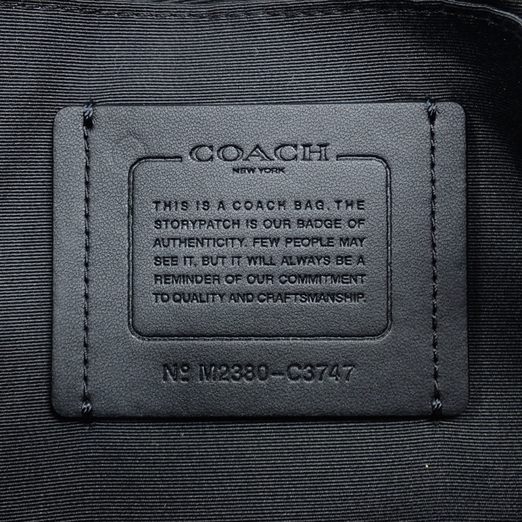 中古】 コーチ ショルダーバッグ シグネチャー トラッククロスボディ