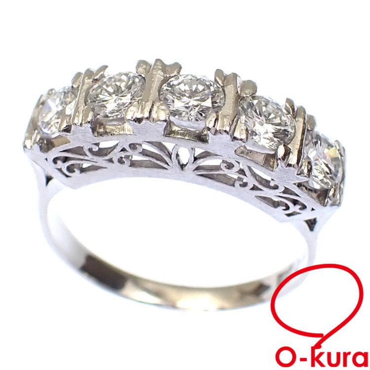 4℃ プラチナリング　天然ダイヤモンド　11号 スフェーン 約11ct ダイヤモンド 約0.7ct プラチナ リング(指輪)【品質