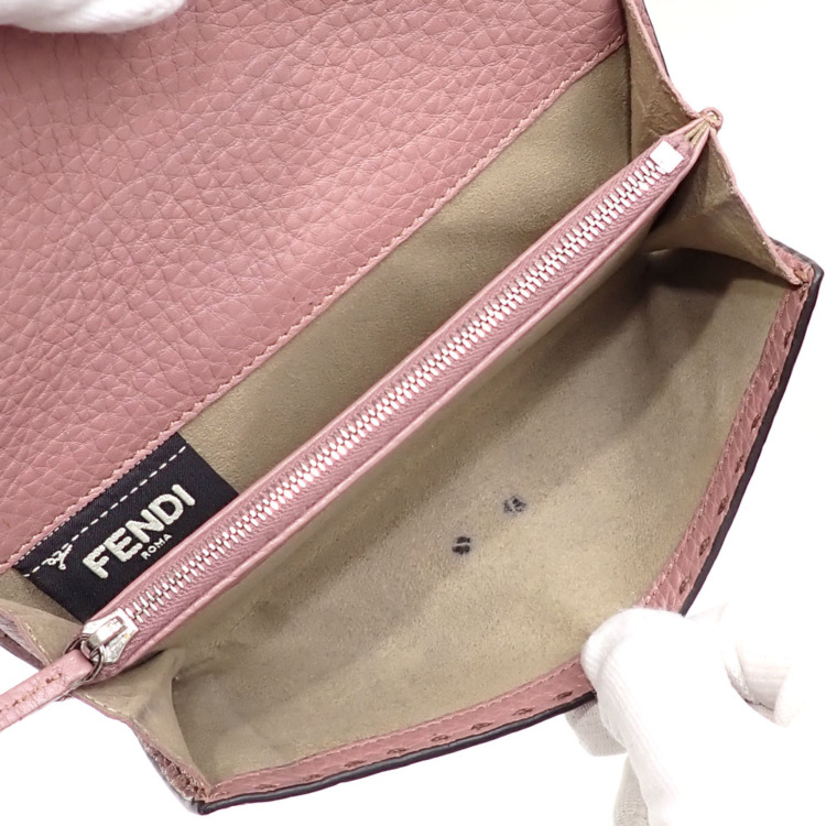 【極美品】フェンディ ピーカブー セレリア ターンロック ピンク 二つ折り財布 楽天市場】フェンディ FENDI 財布 三つ折り財布 ミニ財布 ピーカブー