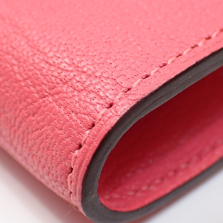 中古】 エルメス ケリーウォレット 二つ折り 長財布 レディース ピンク