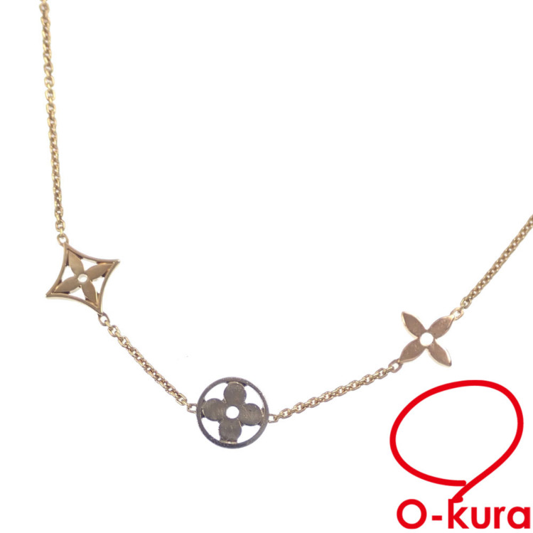 中古】 ルイ・ヴィトン ロング ネックレス モノグラム イディール