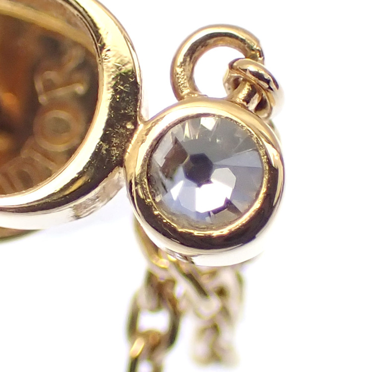 Dior ディオール CD スター ラインストーン ドロップ ピアス 片耳 楽天市場】【中古】 Christian Dior クリスチャン・ディオール ピアス