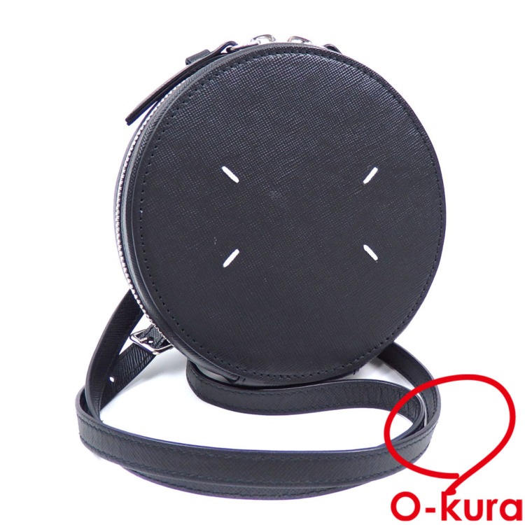 中古】 メゾンマルジェラ ショルダーバッグ ミニラウンドバッグ