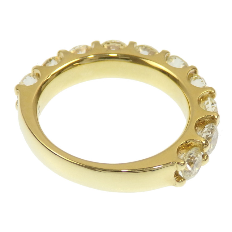 中古】 ダイヤモンド リング レディース K18YG 9号 2.00ct 5.7g 18金