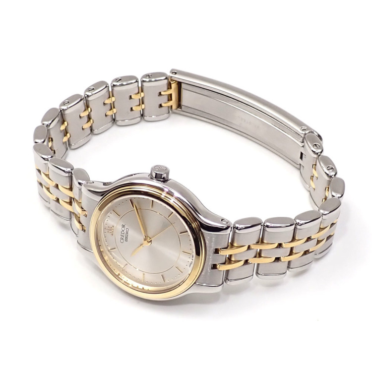 中古】 セイコー 腕時計 クレドール レディース クォーツ SS K18YG