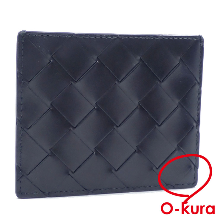 中古】 ボッテガ ヴェネタ カードケース マキシイントレチャート
