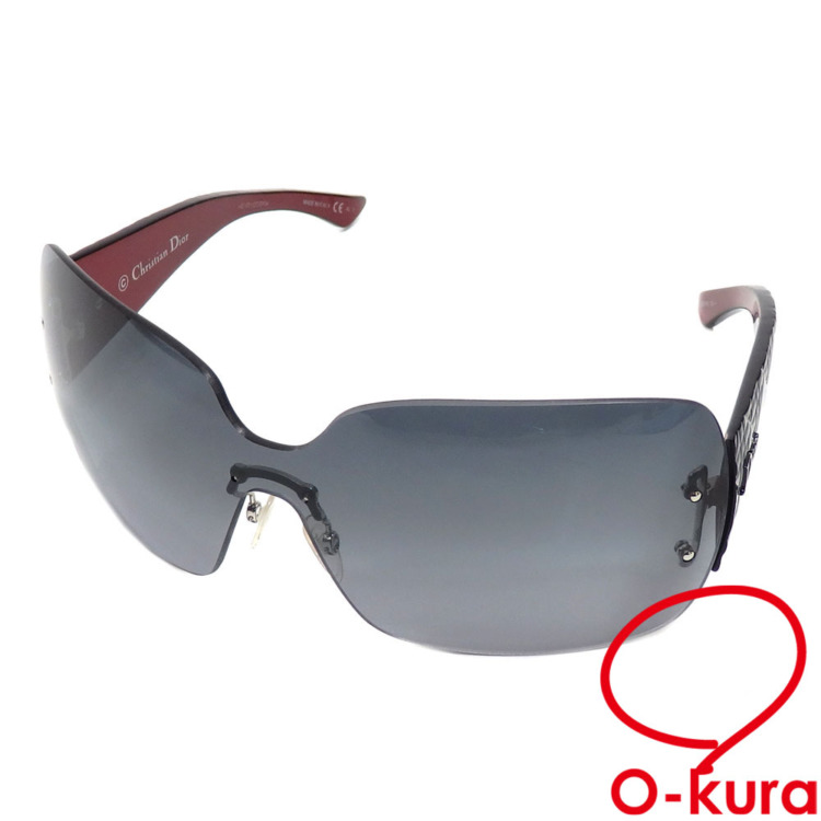 中古】 クリスチャンディオール サングラス レディース ブラック