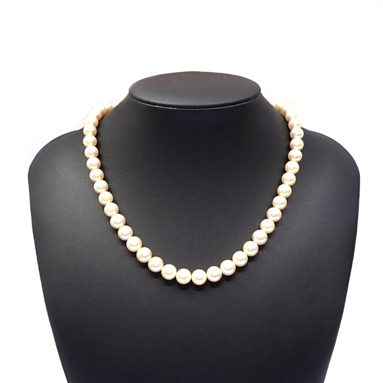 新品！ジュエリーマキ　真珠ネックレス　パールネックレス 楽天市場】新品同様 銀座 ジュエリーマキ 真珠 パール ネックレス