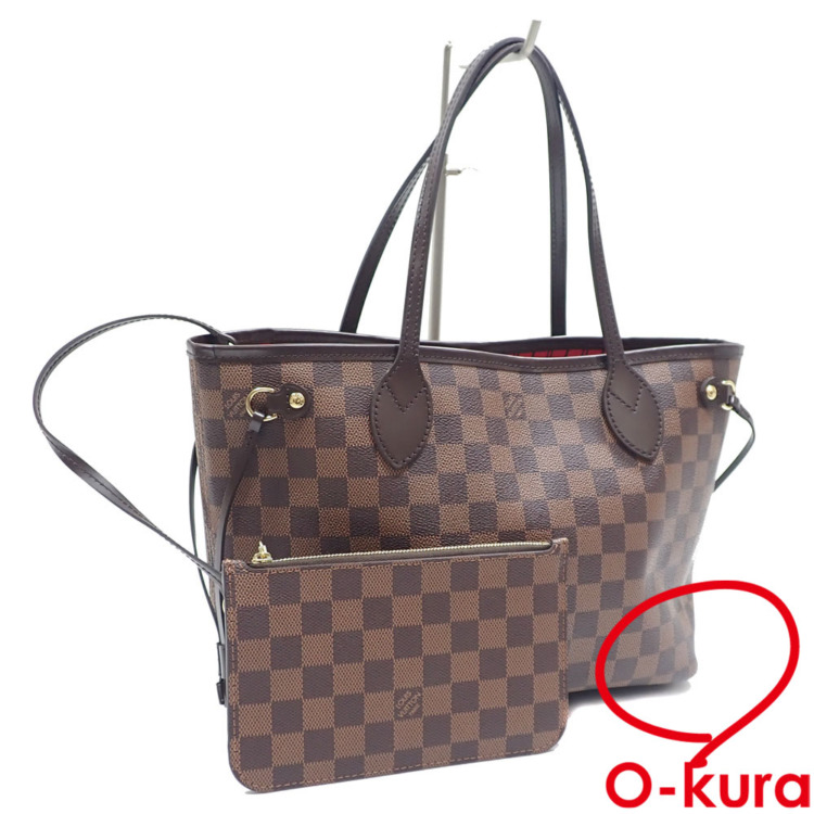 中古】 ルイ・ヴィトン トートバッグ ダミエエベヌ ネヴァーフル PM