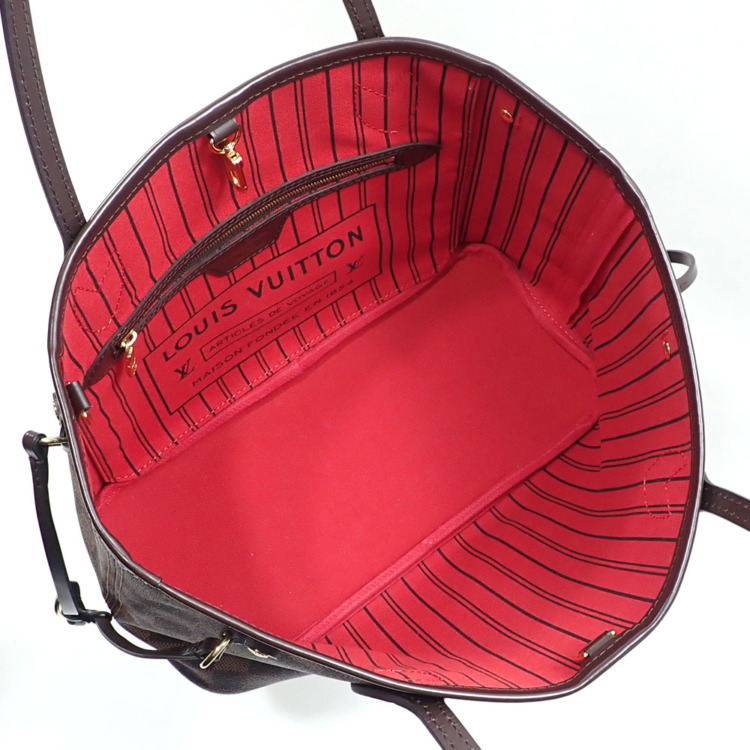 中古】 ルイ・ヴィトン トートバッグ ダミエエベヌ ネヴァーフル PM