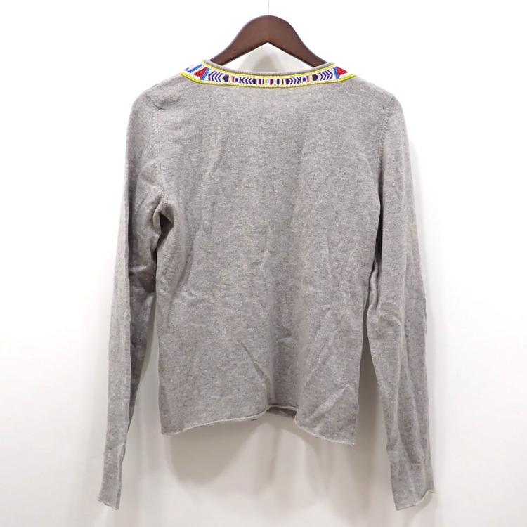 中古】 ルシアンペラフィネ セーター レディース 長袖 カシミヤ グレー