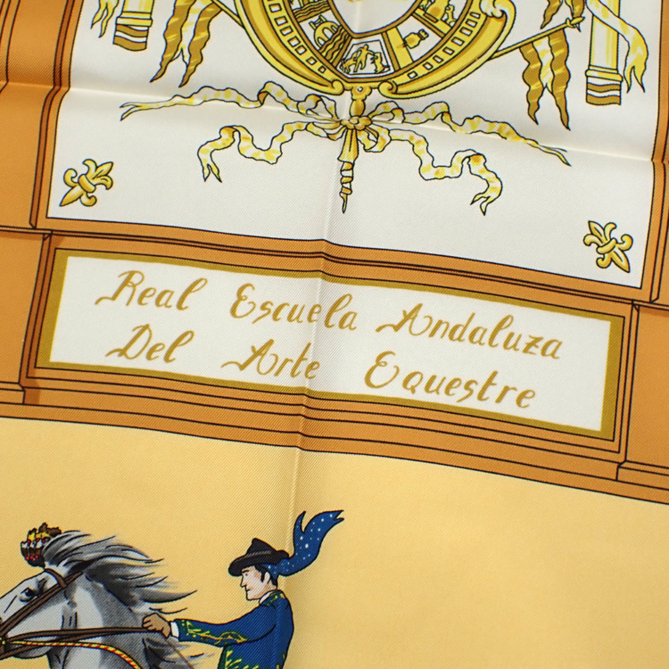 中古】 エルメス スカーフ カレ 90 レディース マルチカラー シルク