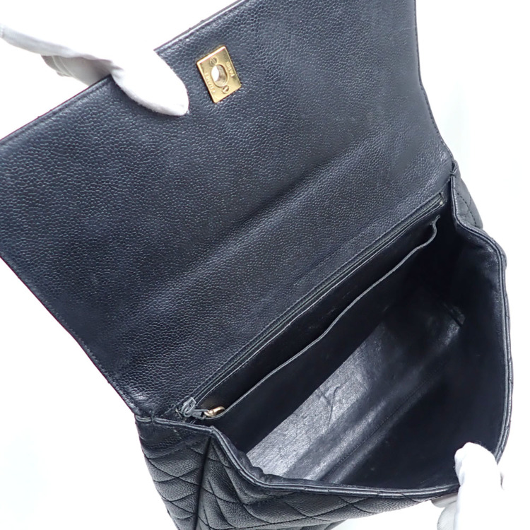 中古】 シャネル ハンドバッグ マトラッセ レディース ブラック 黒