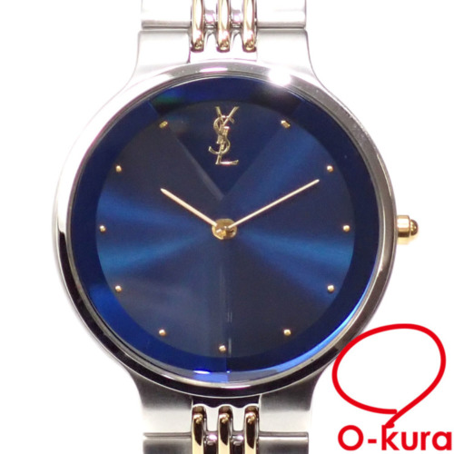 中古】 イブサンローラン 腕時計 レディース クォーツ SS 5421-H10031Y