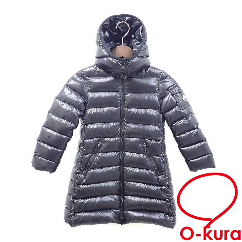 【中古】 モンクレール  ダウンコート キッズ 長袖 ナイロン ブラック 黒 サイズ6A F29541C50110 68950 古着 アパレル アウター 洋服