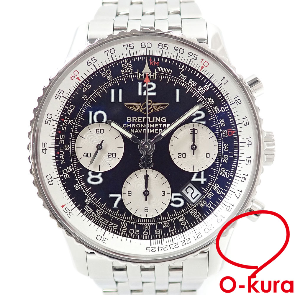 【中古】 ブライトリング 腕時計 ナビタイマー メンズ オートマ SS A23322 自動巻き