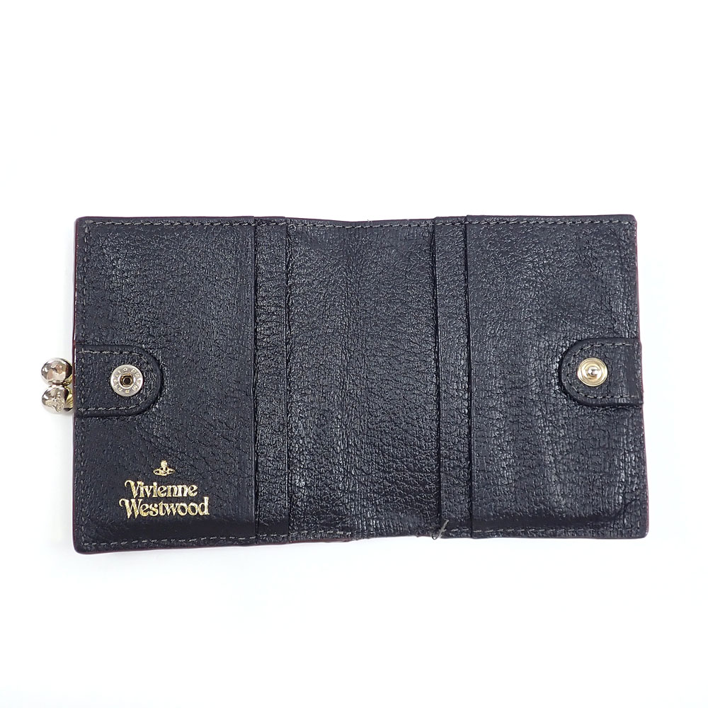 中古】 ヴィヴィアンウエストウッド 二つ折り 財布 レディース
