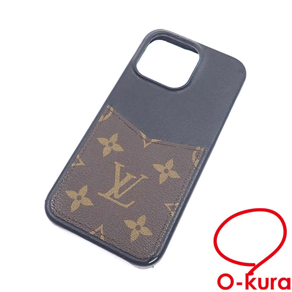 中古】 ルイ・ヴィトン iPhoneケース モノグラム IPHONE・バンパー 15