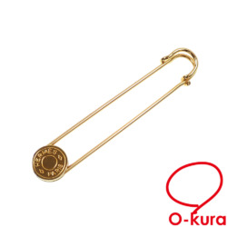 【中古】 エルメス セリエ ピンブローチ レディース メタル ゴールドカラー