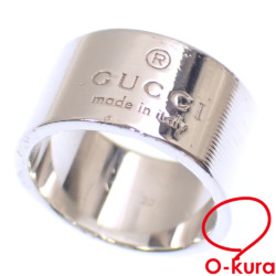 【中古】 グッチ ロゴ リング メンズ SV925 20号 14.3g シルバー 指輪
