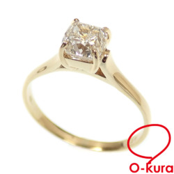 【中古】 ダイヤモンド リング レディース K18YG 10号 1.00ct 2.2g 18金 イエローゴールド 750 指輪