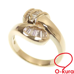 【中古】 ジュエリーマキ ダイヤモンド リング レディース K18YG 9号 0.25ct 6.1g 18金 イエローゴールド 750 指輪