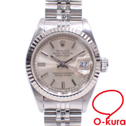 【中古】 ロレックス ROLEX デイトジャスト レディース 69174 オートマ R番 1988年頃製 SS WG 腕時計 自動巻き シルバー文字盤
