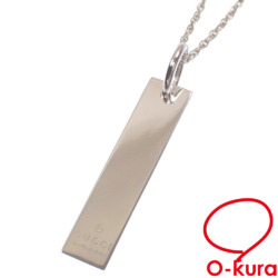 【中古】 グッチ プレート ネックレス メンズ SV925 11.6g シルバー