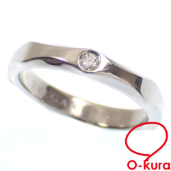 【中古】 ブルガリ インフィニート ウェディング・バンド リング レディース ダイヤモンド Pt950 10.5号 #51 5.2g プラチナ 指輪