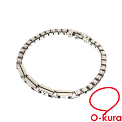 【中古】 ルイ・ヴィトン ブレスレット・LV テーラー メンズ SV925 31.4g シルバー M1149M