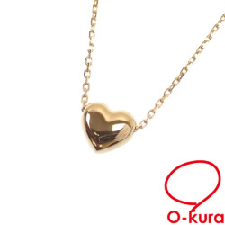【中古】 ハートモチーフ ネックレス レディース K18YG 3.6g 18金 イエローゴールド 750