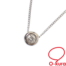 【中古】 ダイヤモンド ネックレス レディース Pt850 0.333ct 4.7g プラチナ