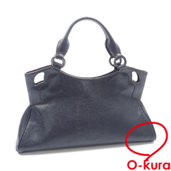 【中古】 カルティエ ハンドバッグ マルチェロ ドゥ カルティエ レディース ブラック 黒 レザー L1000889