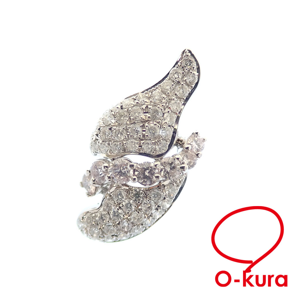 【中古】 ダイヤモンド ペンダントトップ レディース K18WG 0.46ct 1.5g 18金 ホワイトゴールド 750 ペンダントヘッド