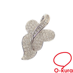 【中古】 ダイヤモンド ペンダントトップ レディース K18WG 0.75ct 4.4g 18金 ホワイトゴールド 750 ペンダントヘッド