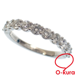 【中古】 4℃ ダイヤモンド リング レディース Pt995 7号 3.1g プラチナ 指輪 ヨンドシー