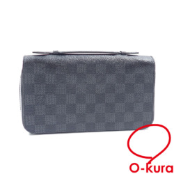 【中古】 ルイ・ヴィトン ラウンドファスナー 長財布 ダミエグラフィット ジッピー XL メンズ N41503 トラベルウォレット