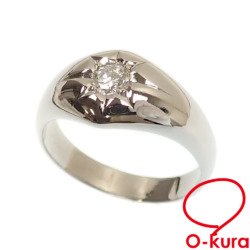 【中古】 ダイヤモンド リング レディース Pm 16号 0.21ct 7.4g プラチナ 指輪