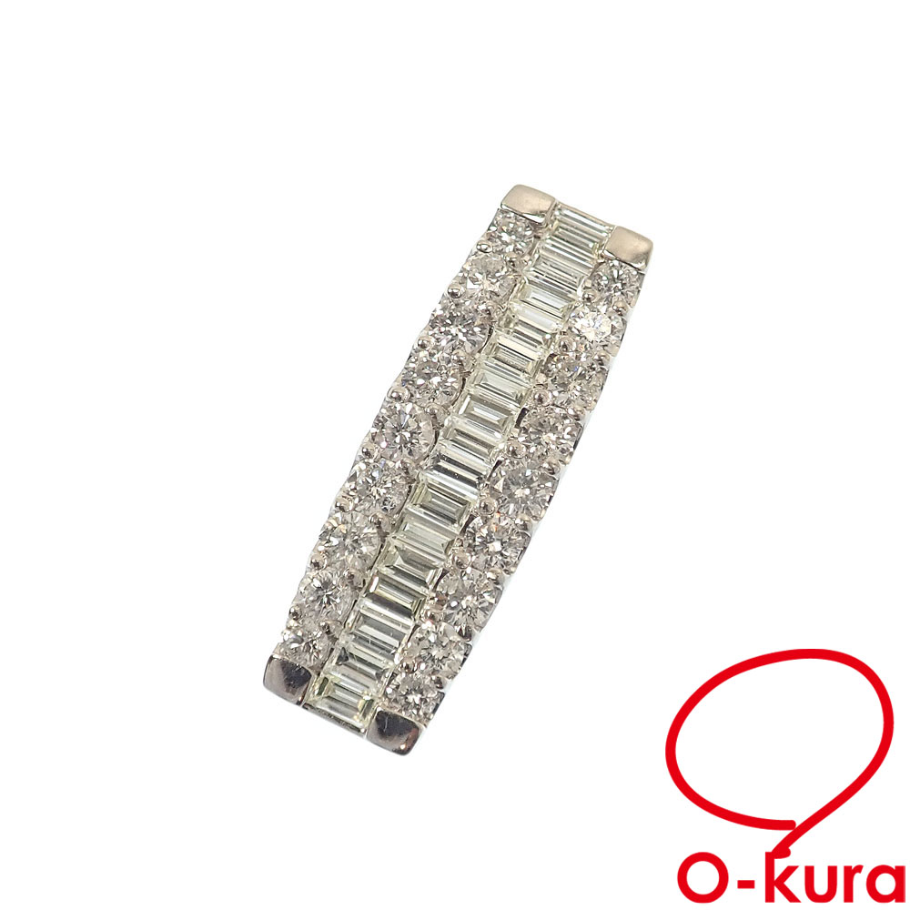 【中古】 ダイヤモンド ペンダントトップ レディース Pt900 2.00ct 3.8g プラチナ ペンダントヘッド