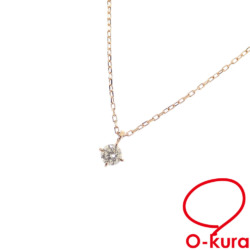 【中古】 エテ ダイヤモンド ネックレス レディース K18PG 0.1ct 1.3g 18金 ピンクゴールド 750