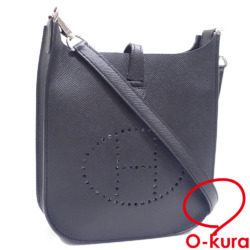 【中古】 エルメス エヴリン TPM ショルダーバッグ レディース ブラック 黒 トリヨン K刻印 2025年頃製 HERMES 斜め掛け
